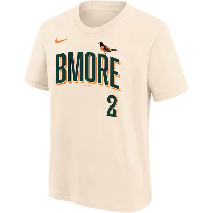 Nike Nike T Shirt Jackson Holliday Baltimore Orioles City Connect Kids'