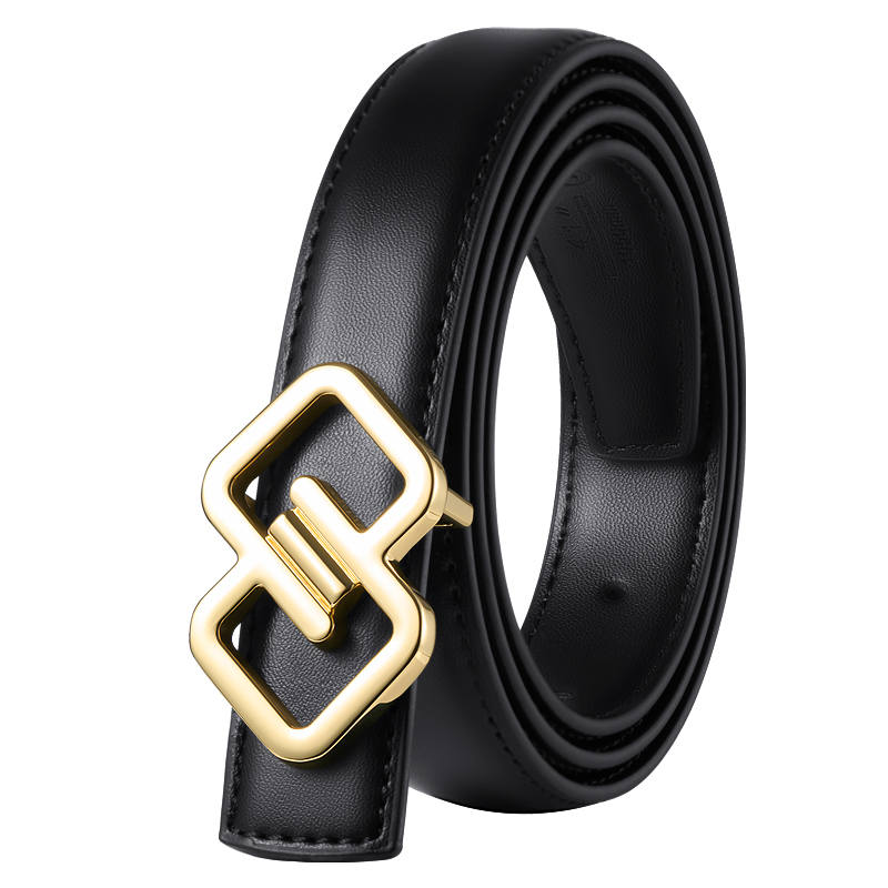 SEPTWOLVES Alloy Split Cow Leather Belts Women's Multicolor 2.4cm