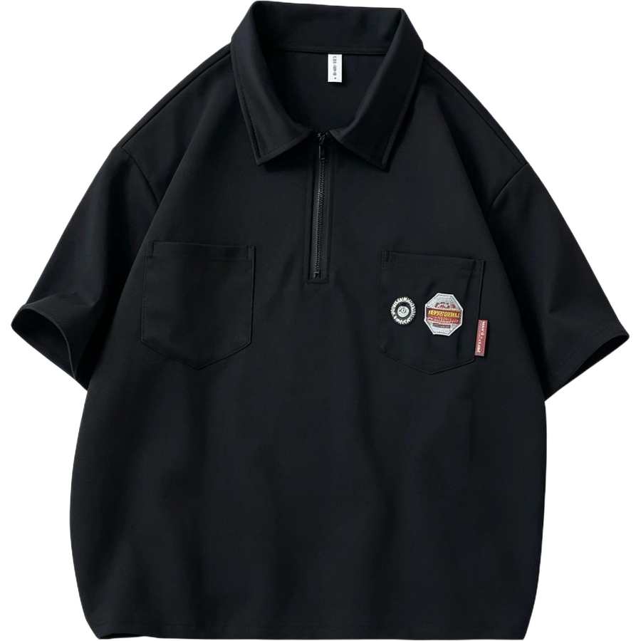 Lnga Landgre Polo Shirts Men's Polo Collar Thin Straight Fit