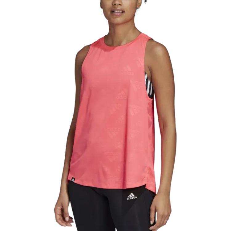 Adidas Adidas Tank Tops Women's Dark Pink Crew Neck Moderate Other