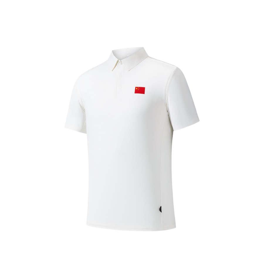 ANTA Polo Shirts Men's Papyrus White 4 Lapel Moderate Other