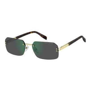 MARC JACOBS Metal Rectangular Sunglasses Men's Gold