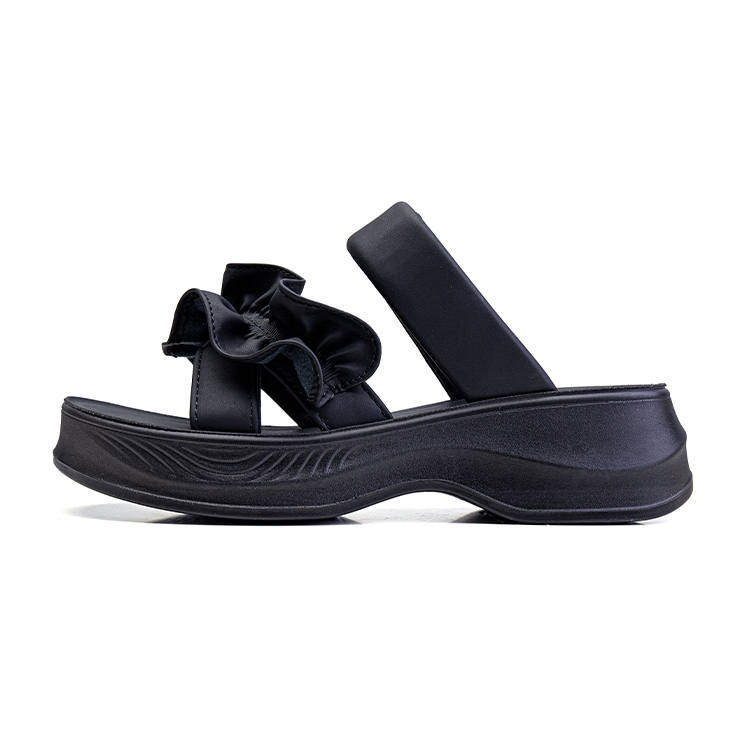 Warrior Slip Resistant Abrasion Resistant Odor Resistant Slide Slippers Women's Black