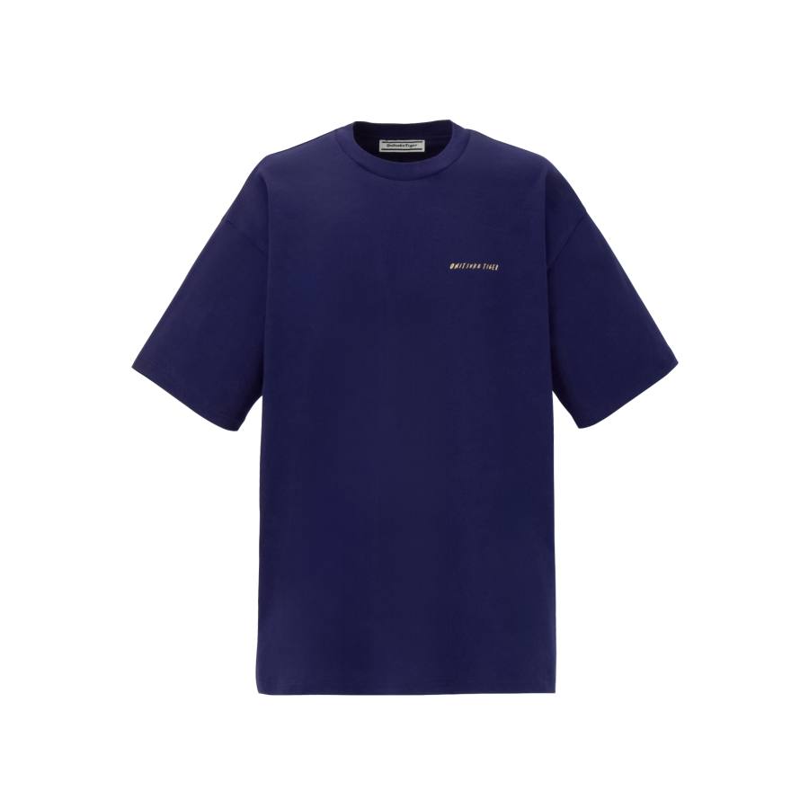 Onitsuka Tiger OVERSIZED GRAPHIC T Shirt Unisex Navy Blue