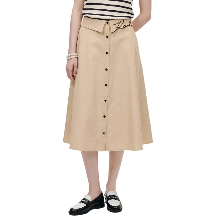 KARL LAGERFELD / Karl Lagerfeld Jeans SS26 Casual Long Skirt Women's