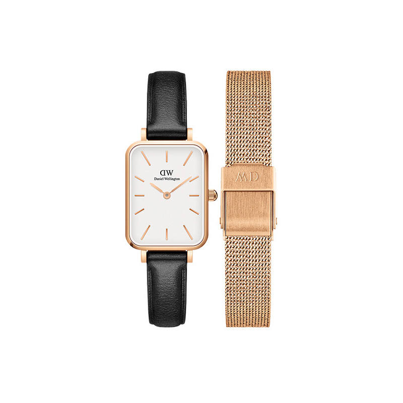 DW/DanielWellington Daniel Wellington QUADRODanielWellington Wrist Watches Quartz Movement White Dial Women's Watch Waterproof