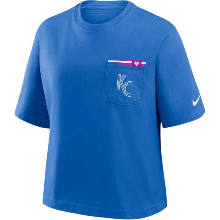 Nike Nike Kansas City Royals Drop Shoulder Sleeve T Shirt Women's