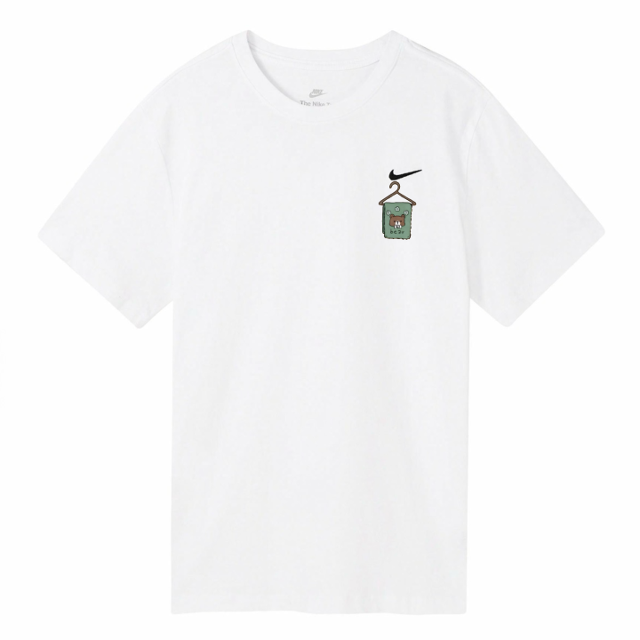 Nike Nike Sportswear T Shirts Unisex White Crew Neck Moderate