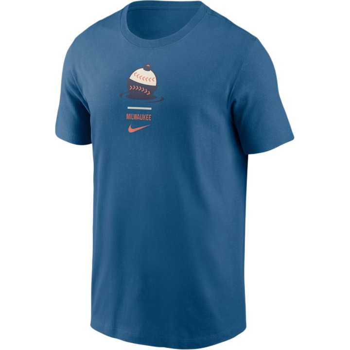 Nike Nike Milwaukee Brewers City Connect 2-Hit Men's Nike Mlb T-Shirt