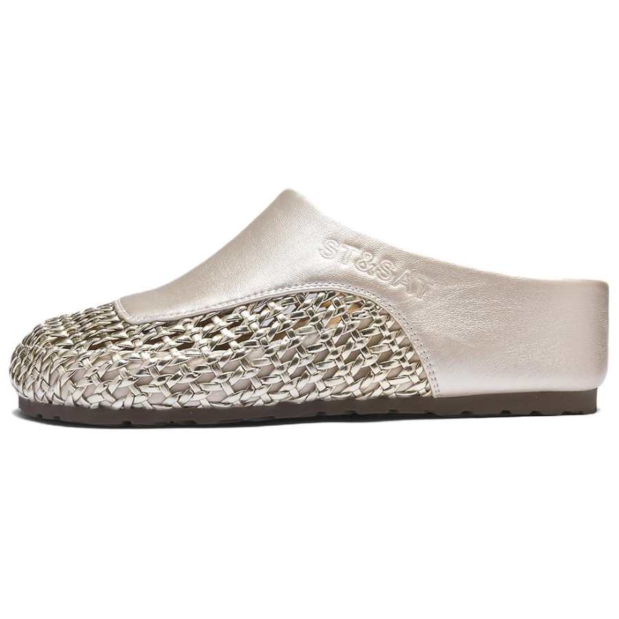 ST&SAT ST&SAT Rubber Sole Closed Toe Slippers Women's