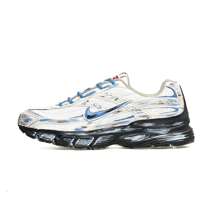 Nike Nike Initiator Mesh Low top Casual Physical Fitness Test & Exam City Commuting Running Shoes Men's Blue Black