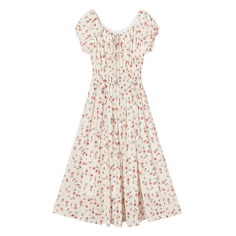 XIANGYING Short Sleeved Dress Women's