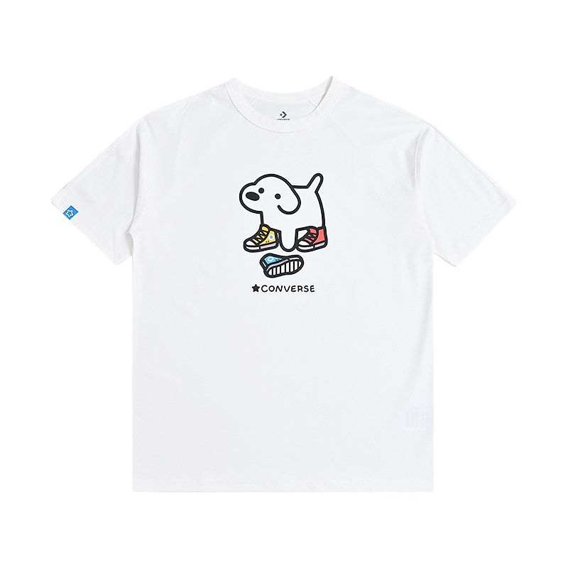 Converse Converse T Shirts Unisex White Crew Neck