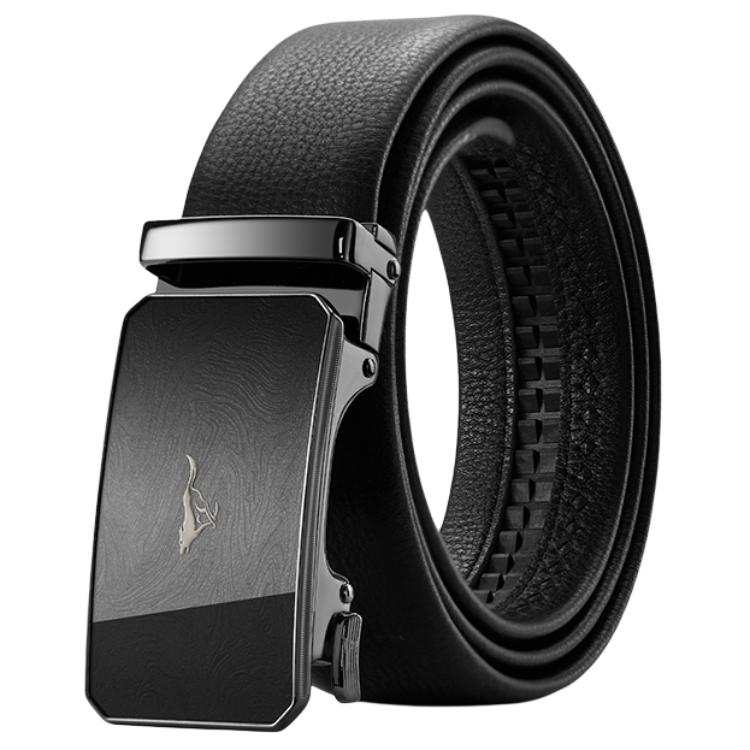 SEPTWOLVES SEPTWOLVES Split Cow Leather Zinc Alloy Automatic Buckle Belt Men's 3.5cm