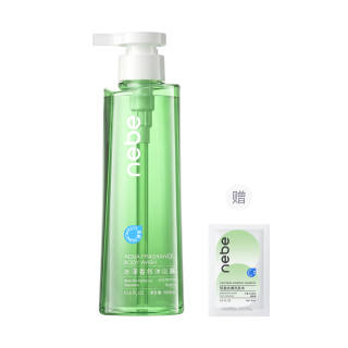 NEBE Water Moisturizing Fragrance Shower Gel 300ml/Free Shampoo Sample