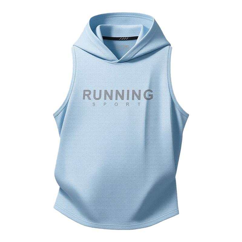 Sugarfunk Sugarfunk Tank Tops Men's Hooded Moderate Sleeveless