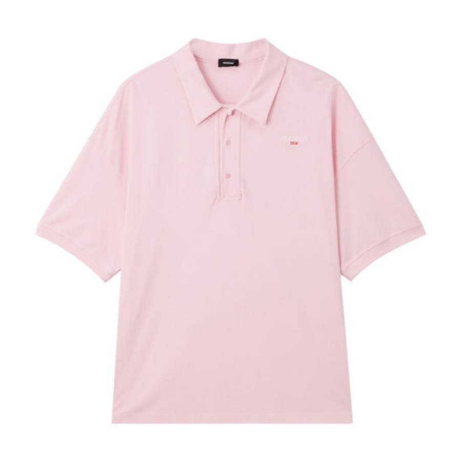WE11DONE Polo Shirts Women's Pink Lapel Thin Other