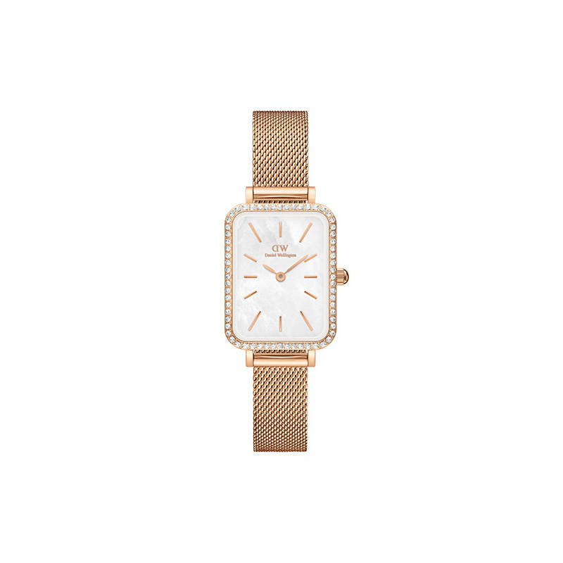 DW/DanielWellington Daniel Wellington Wrist Watches Quartz Movement Stainless Steel Watchband White Dial Women's Watch 30m Water Resistant