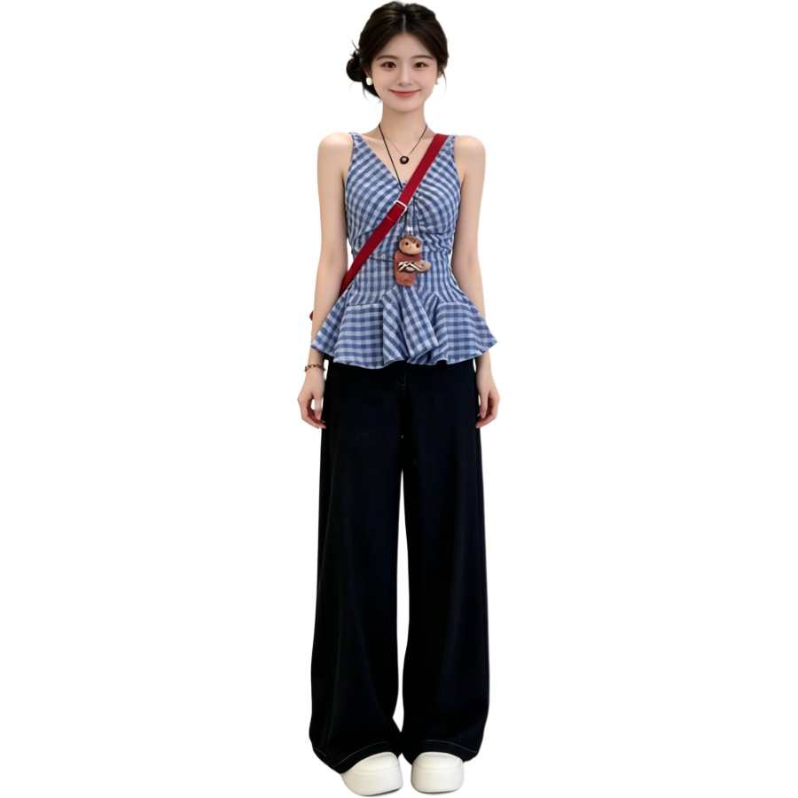 JBBCN Casual Suits Women's V Neck Moderate Long