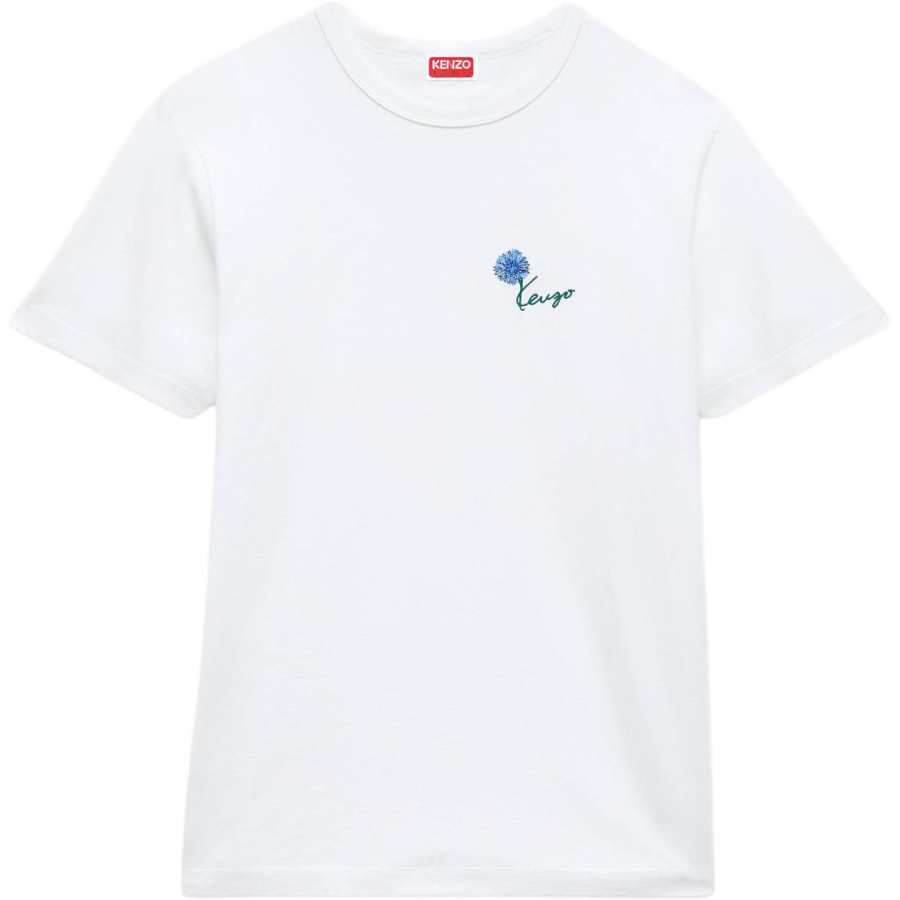 KENZO T Shirts Men's Ecru Crew Neck Moderate