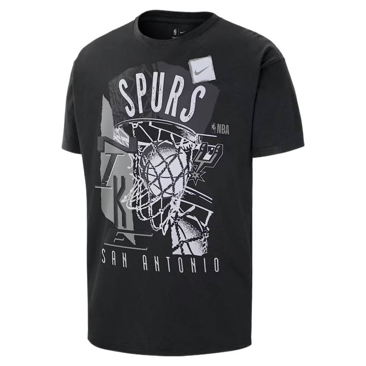 Nike Nike T Shirts Men's Black Crew Neck Moderate