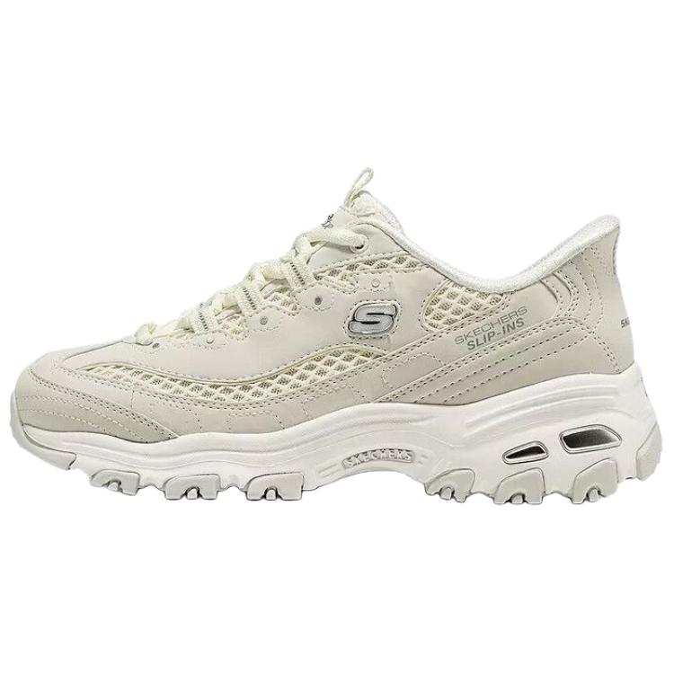 Skechers D'Lites Chunky Sneakers Women's Beige