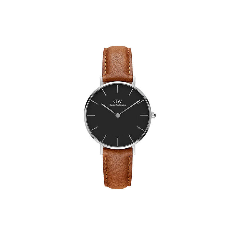 DW/DanielWellington Daniel Wellington Wrist Watches Quartz Movement Leather Strap 32mm Black Dial Women's Watch