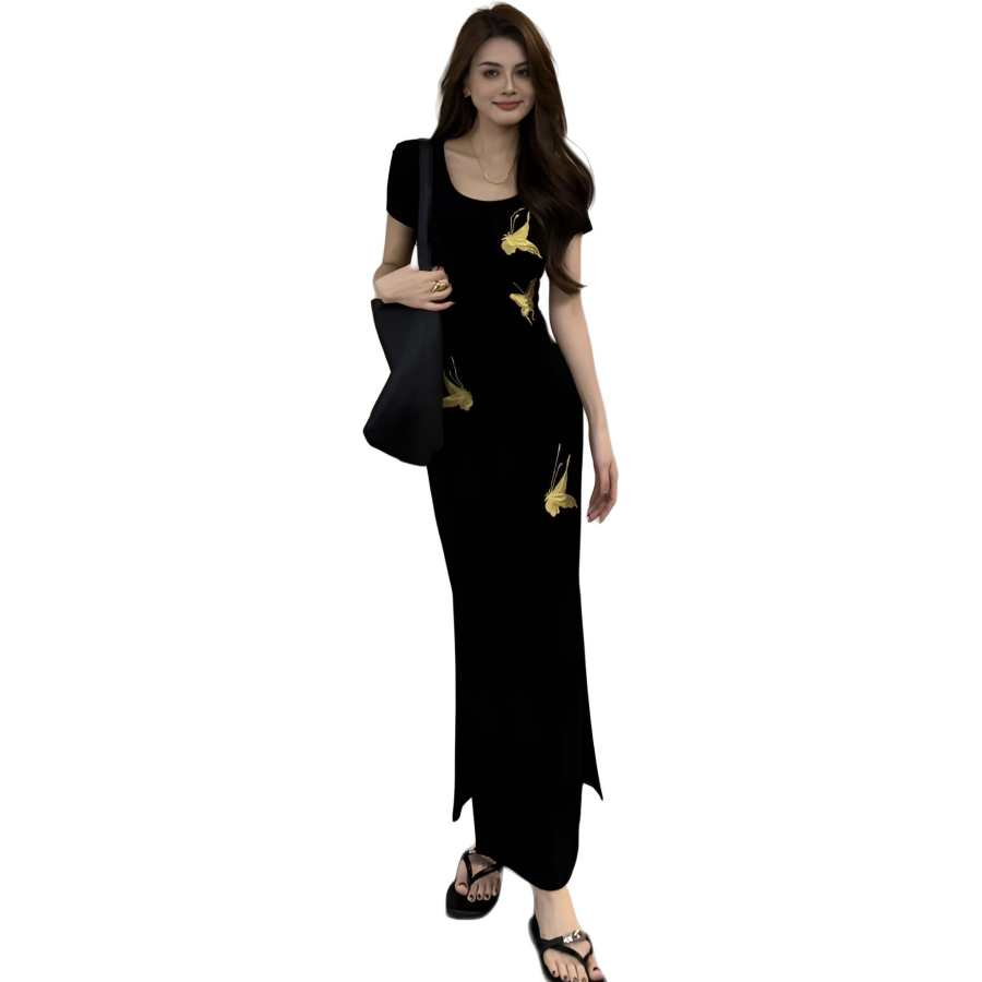 Cotton Gene Short Sleeved Dress Women's