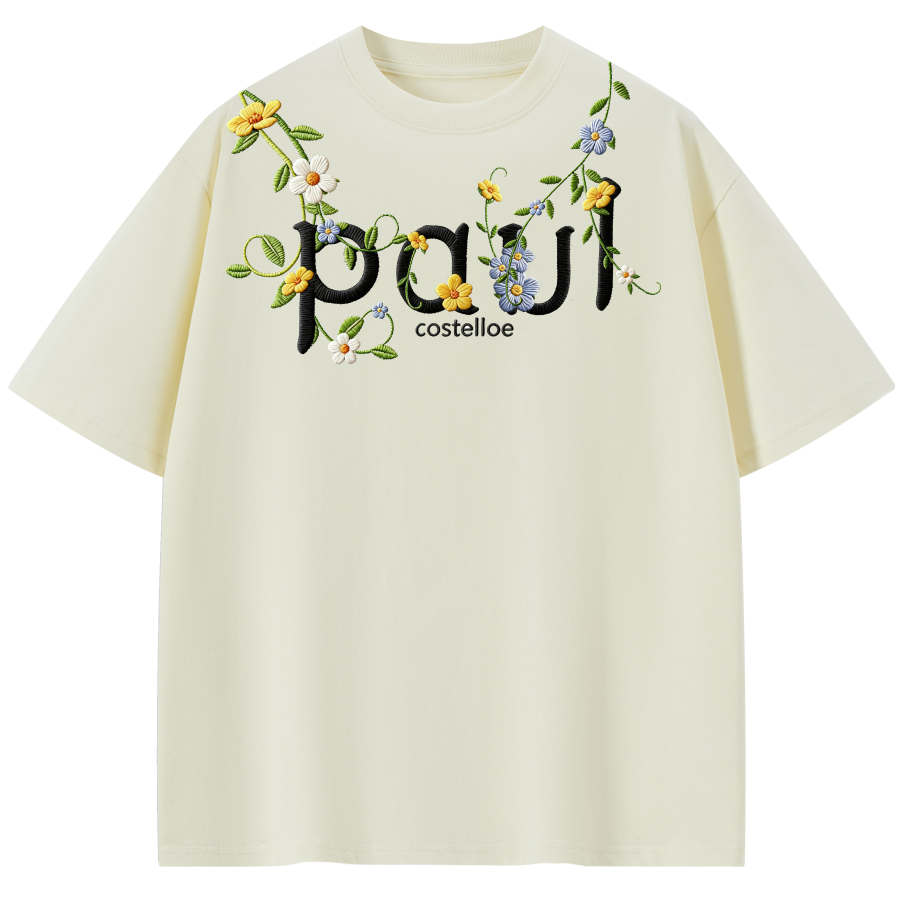 PAUL COSTELLOE T Shirts Unisex Crew Neck Thin Straight Fit
