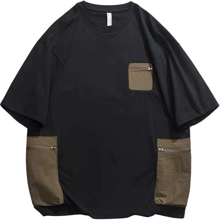 Lnga Landgre T Shirts Men's Crew Neck Moderate Straight Fit
