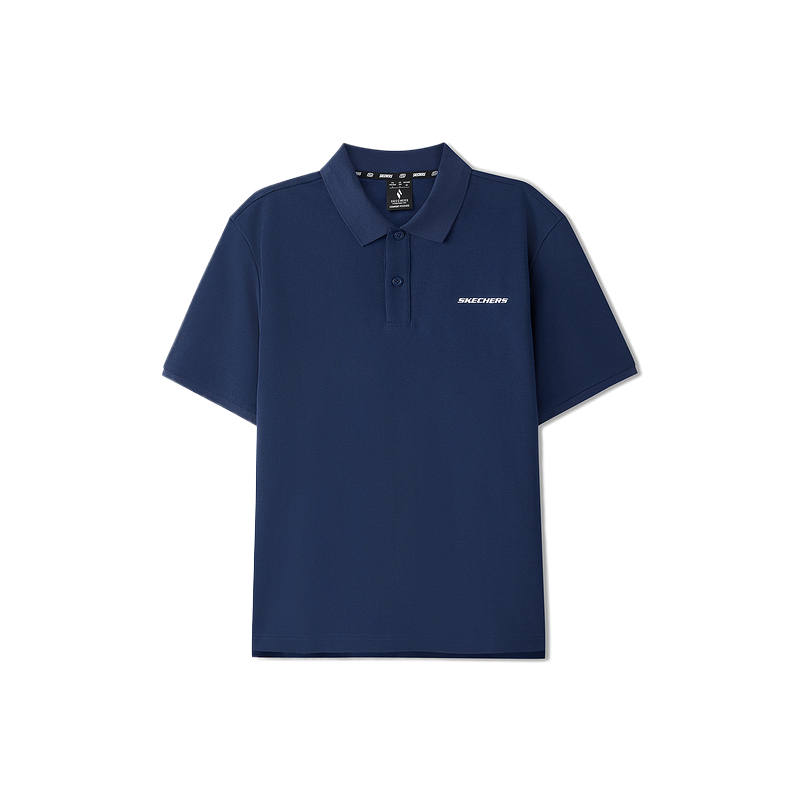 Skechers Polo Shirt Men's Marine Collegiate Blue