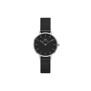DW/DanielWellington Daniel Wellington DW Watch Quartz Movement Stainless Steel Watchband 28mm Black Dial Women's Watch