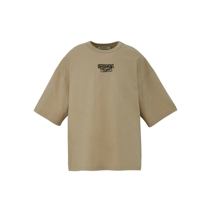 Onitsuka Tiger GRAPHIC TEE T Shirt Unisex Light Coffee