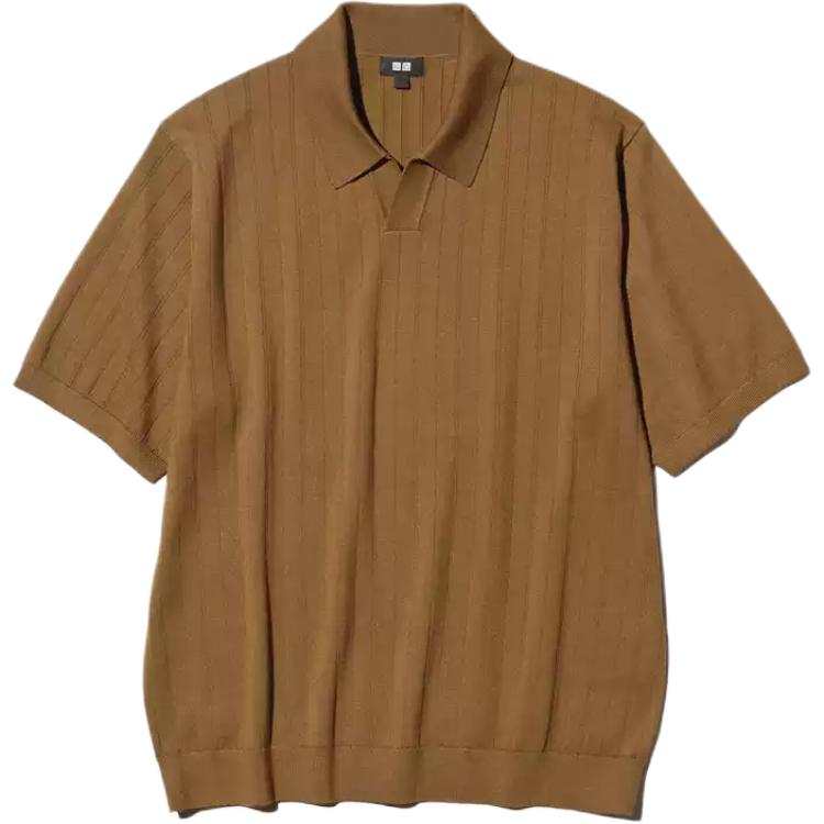 UNIQLO SS26 Polo Shirts Men's Umber Moderate