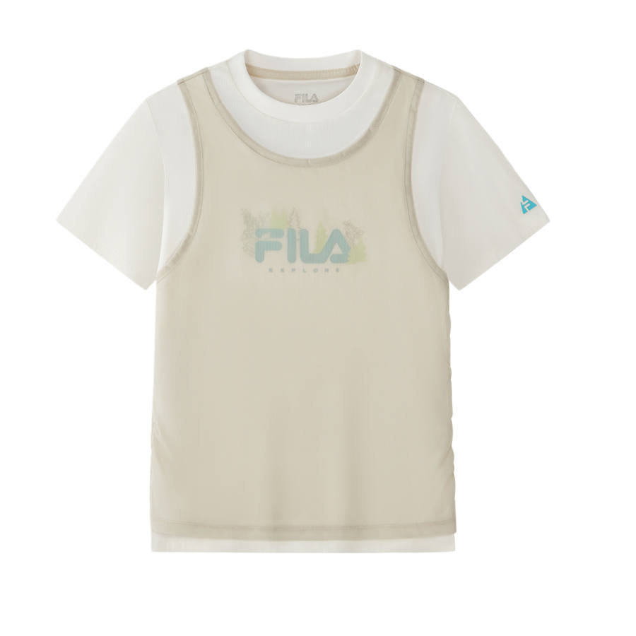 FILA KIDS T Shirts Crew Neck Moderate