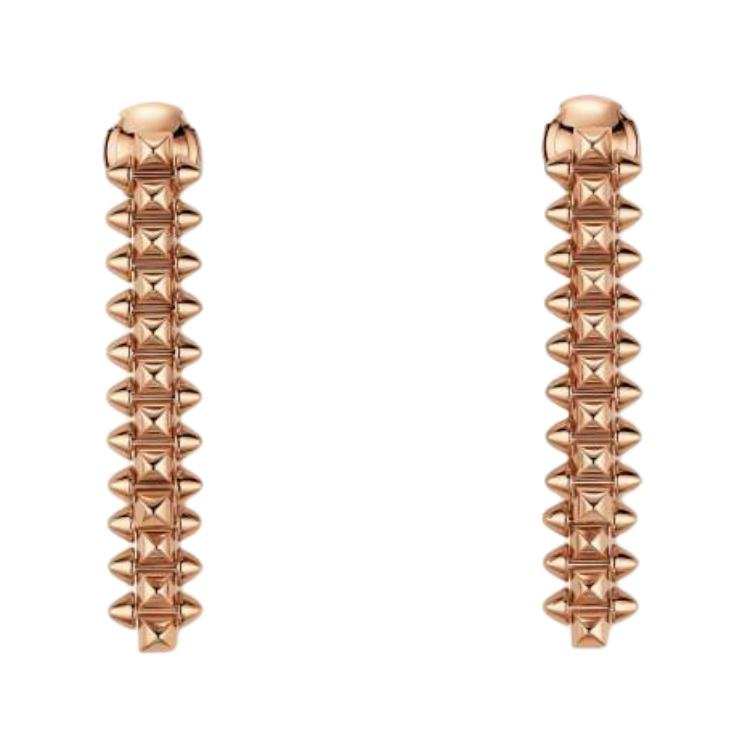 CARTIER CLASH DE CARTIER 18K Rose Gold Earrings Women's Rose Gold