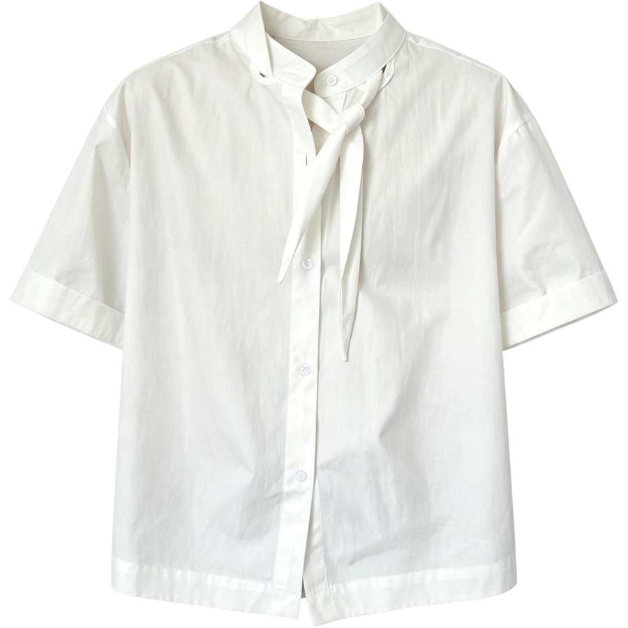 Lnga Landgre Shirts Men's Stand Collar Thin Other