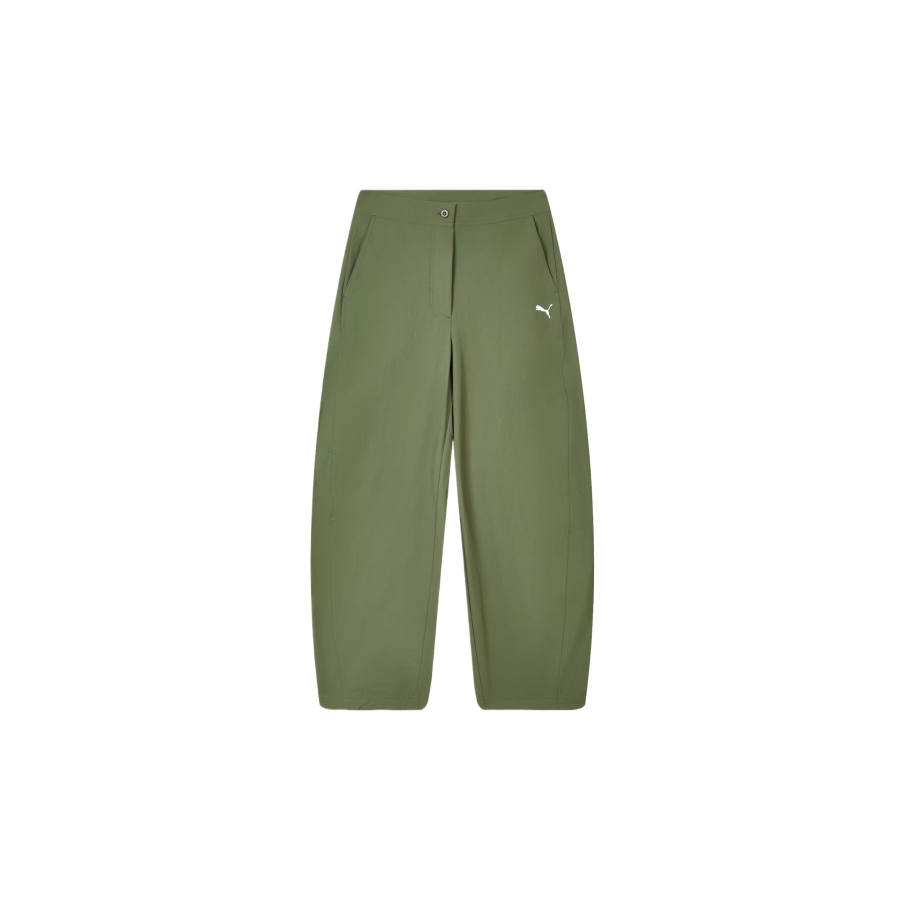 PUMA Casual Pants Women's Olive Green Moderate Other
