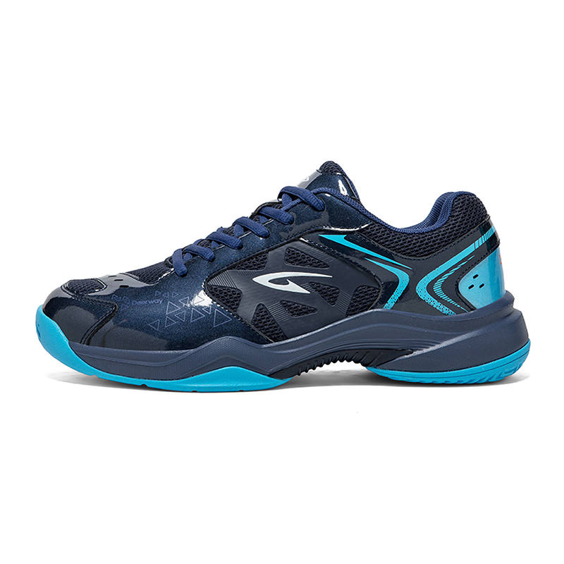 DEERWAY Cushioning Lightweight Breathable Slip Resistant Low top Training Shoes Unisex Navy Blue