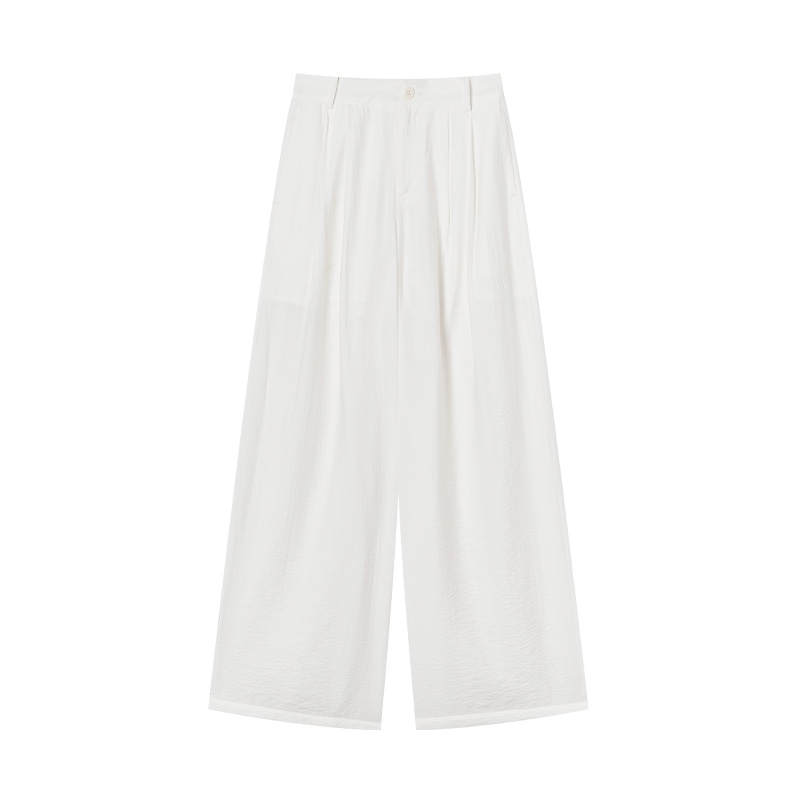 XIANGYING Casual Pants Women's Thin Wide Leg Pants