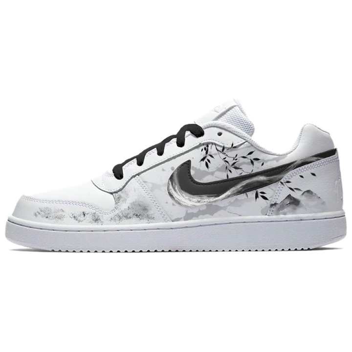 Nike Nike EBERNON Low top Skateboard Shoes Unisex White