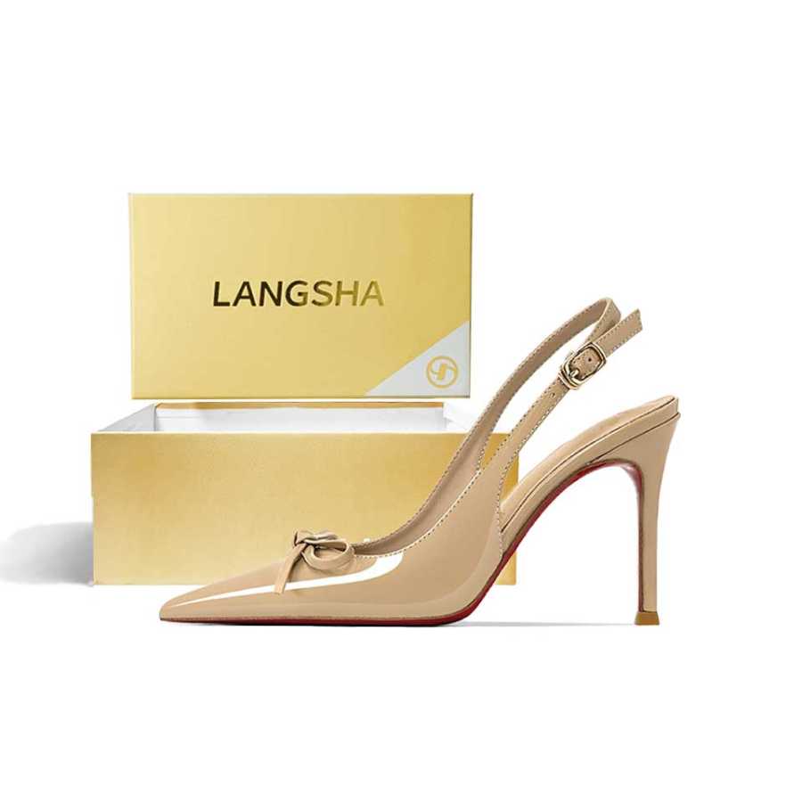 Lanza Slim Heel High Heels 10cm Women's