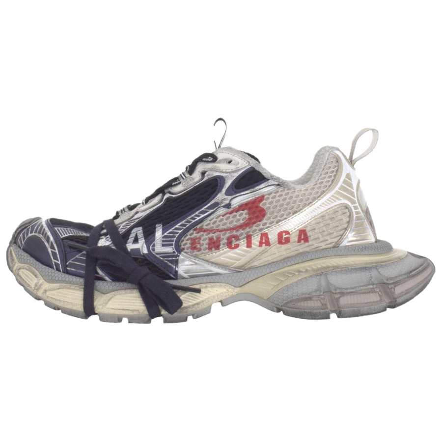 Balenciaga 3XL Split Low top Chunky Sneakers Men's Black White