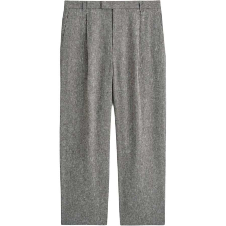 COS Casual Pants Men's Heather Gray Moderate Wide Leg Pants