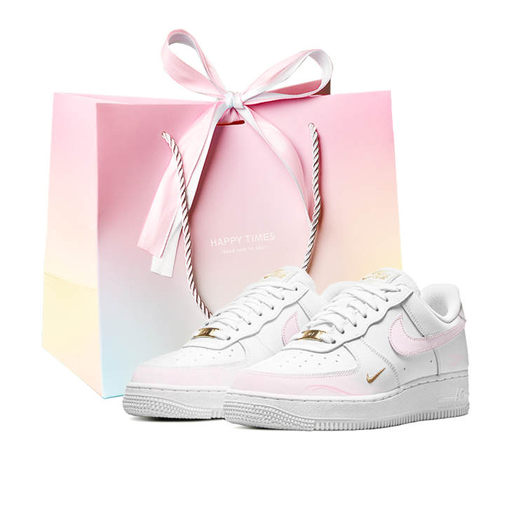Nike Nike Air Force 1 07 Cherry Blossom Pink Low top Skateboard Shoes Women's White Pink