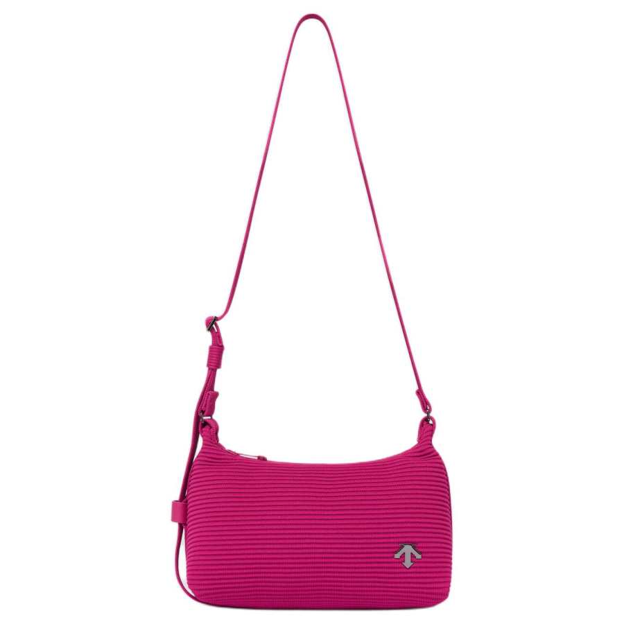 DESCENTE Women's Training Knitted Fabric Crossbody Bags Women's Pink