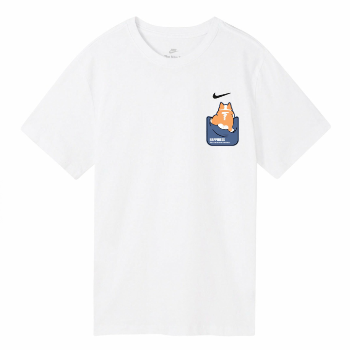 Nike Nike Sportswear T Shirts Unisex White Crew Neck Moderate