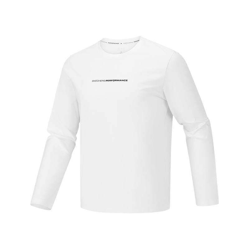Skechers Knitwear Men's Bright White 0019 Crew Neck Moderate