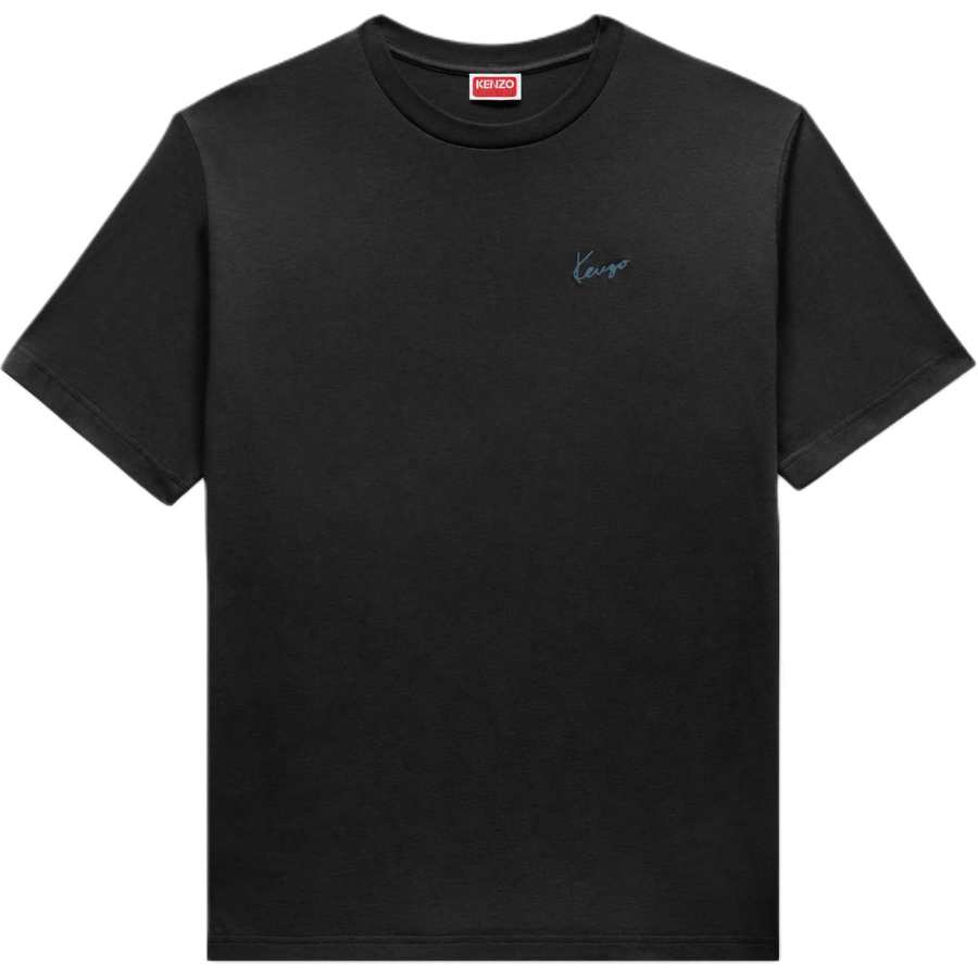 KENZO T Shirts Men's Black Crew Neck Moderate Straight Fit