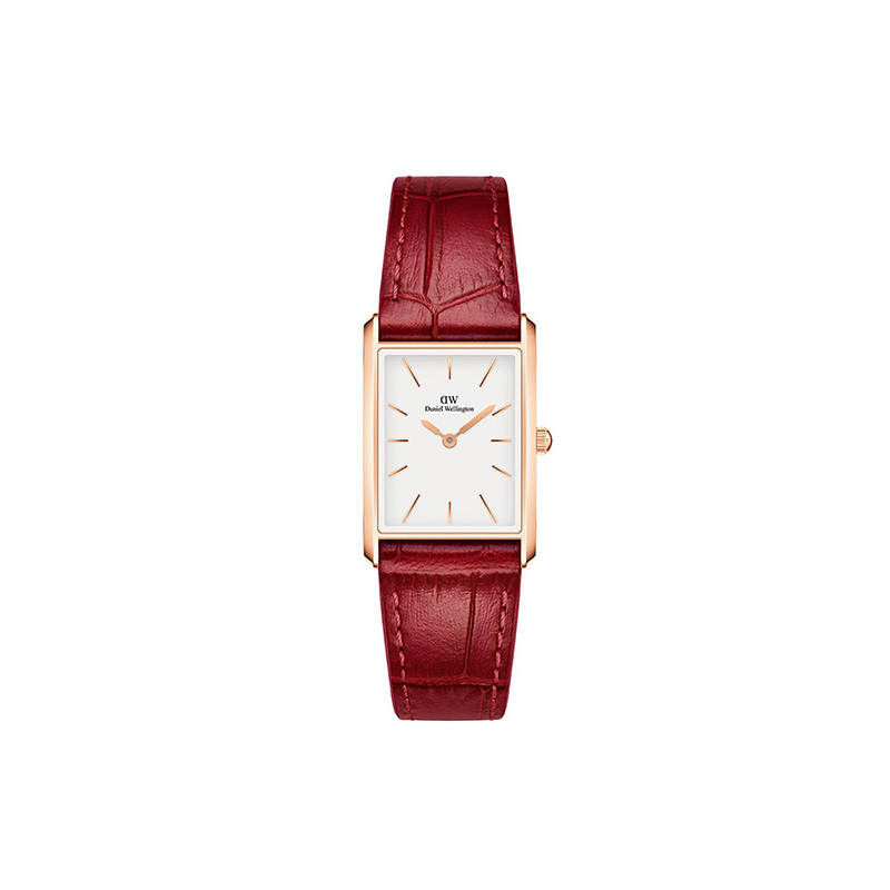 DW/DanielWellington Daniel Wellington BOUND Wrist Watches Quartz Movement Leather Strap White Dial Women's Watch